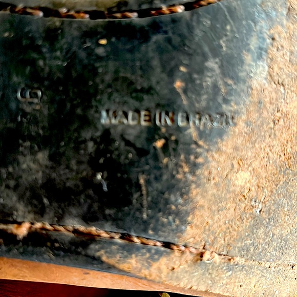 Giorgio Brutini Brown leather Cowboy boots sz 9 1/2 all leather ankle boots - Picture 10 of 13